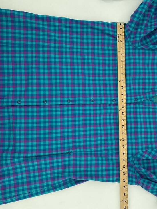 Duluth Shirt Women's 2XL Plaid Button Up Spandex Long Sleeve Stretch Fit - Picture 5 of 9